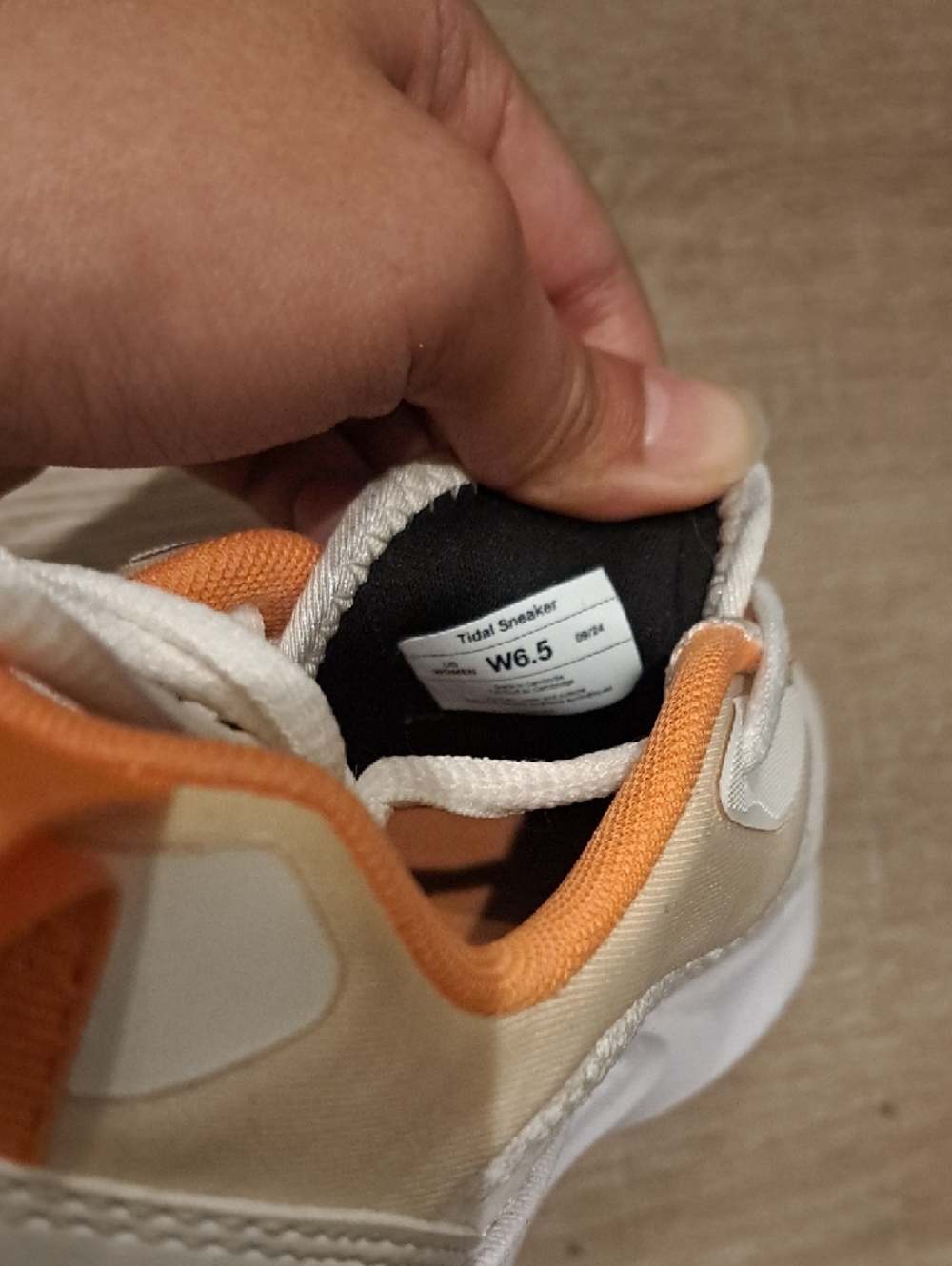 Vessi Women's White Tidal Sneakers Sz 6.5 - Picture 2 of 6